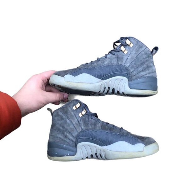 RARE 2017 Air Jordan 12 Retro Dark Grey Size 5.5 - Picture 5 of 13